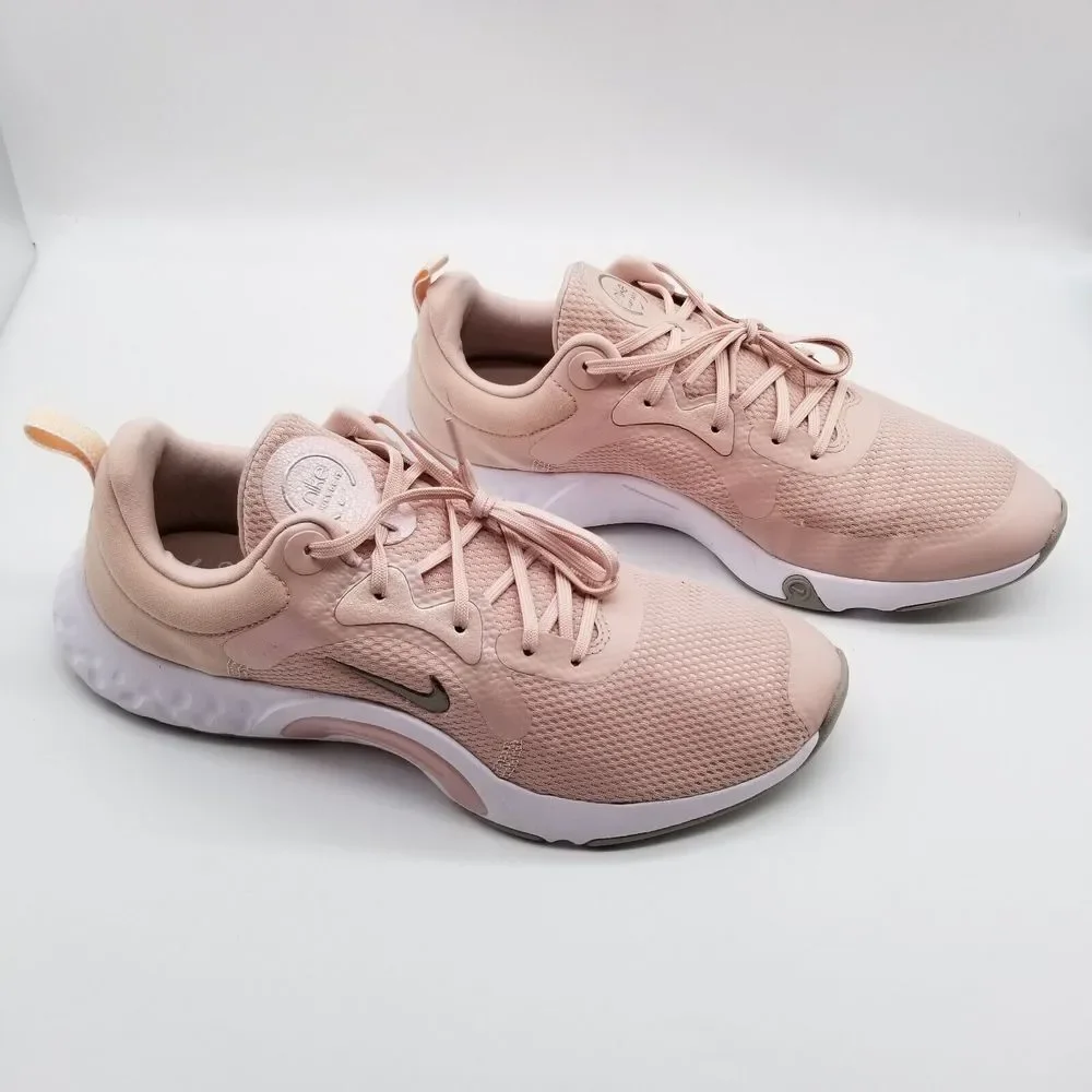 Nike Women Renew In-Season TR11 Shoes Size 10 Pink Oxford/MTLC Pewter DA1349-600